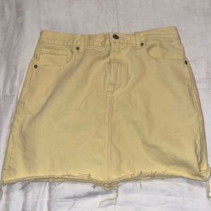 Yellow Lucky Brand denim skirt